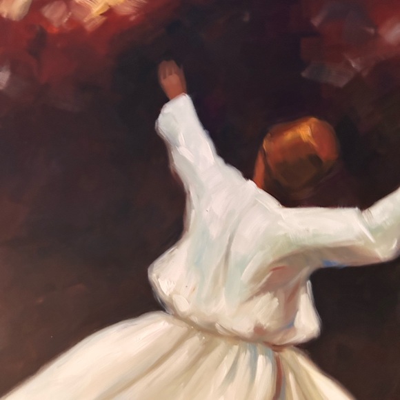 Whirling Dervish on canvas - Picture 4 of 8